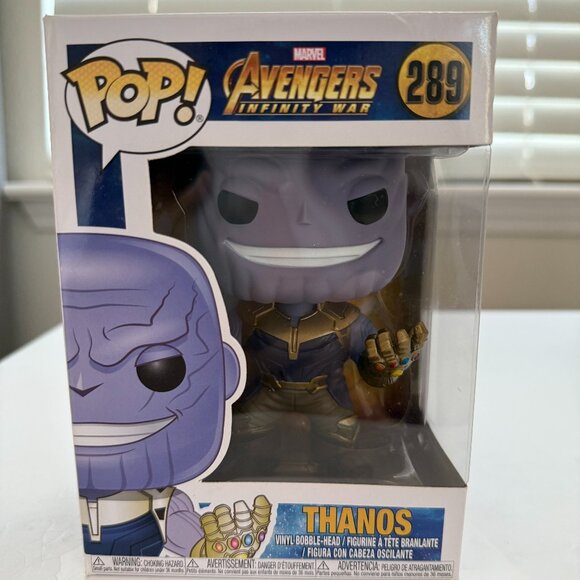 Funko POP! Marvel: Thanos #289 – Avengers: Infinity War Vinyl Figure Bobble-head - Picture 1 of 3